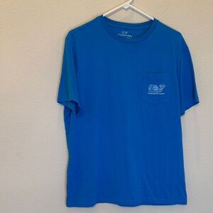 Vineyard Vines Unisex Royal Blue Pocket Tee Size Medium